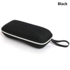 Black anti-blue light metal eyewear with a strap shown against a white background.