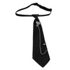 Black gothic crystal rhinestone bow tie necktie for shirts