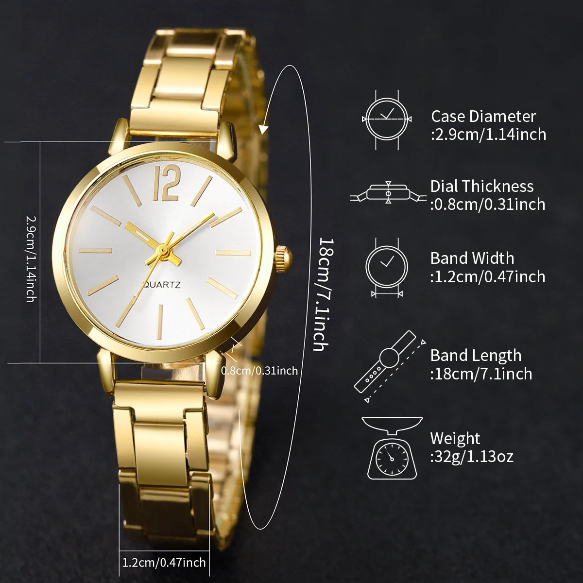 6-Piece Women's Fashion Jewelry Set