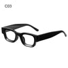 Black vintage butterfly wrap sunglasses with thick frames
