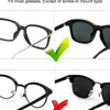 Puntas nasales anti-resbalón de silicona para gafas, mostradas con varios monturas y un ejemplo de montura tachada.