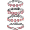 Iced Out Rhinestone Cuban Chain Bracelets