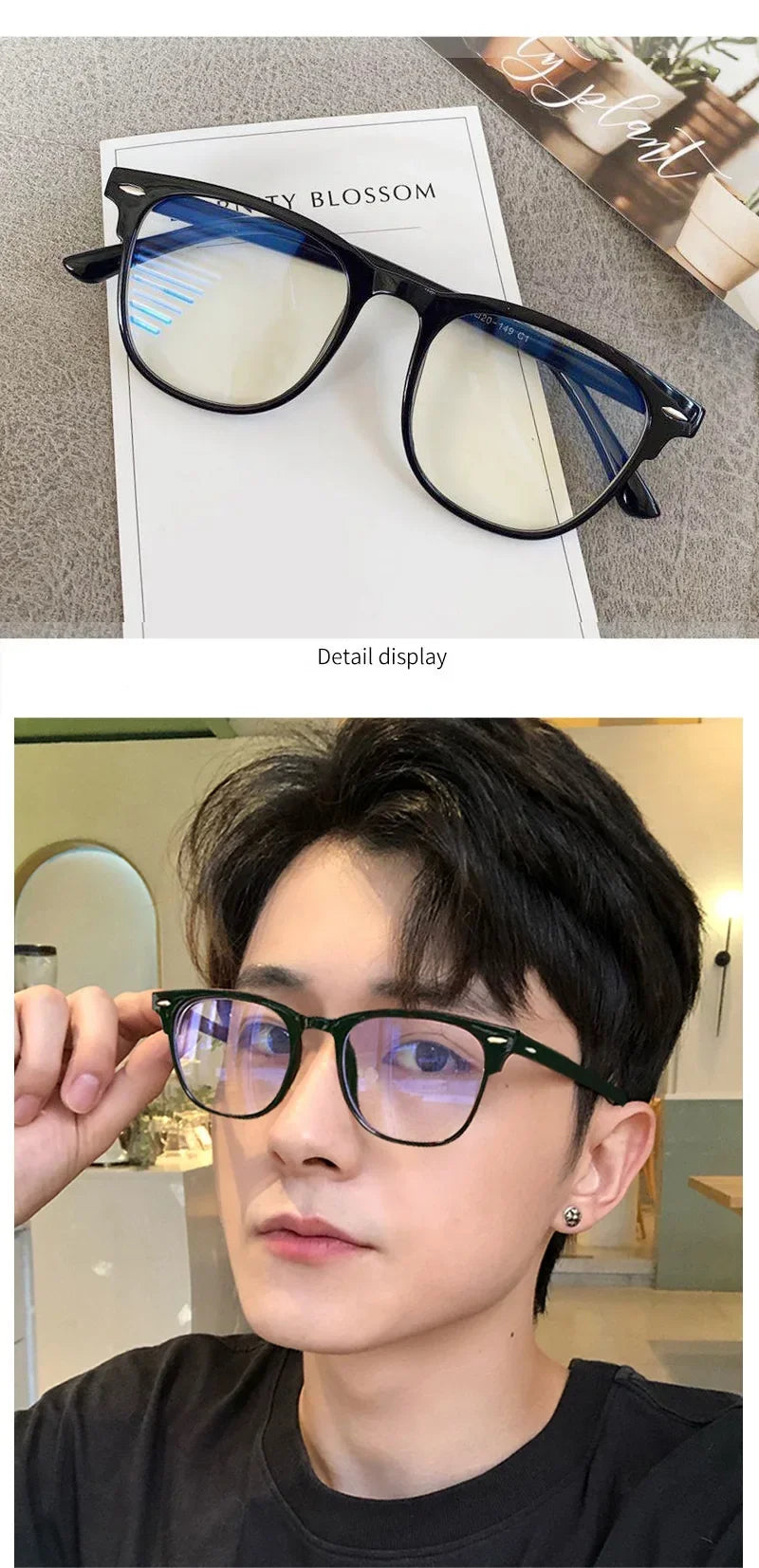 Classic Transparent Anti-Blue Light Eyeglasses