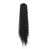 Black water wave curly drawstring ponytail hair extension