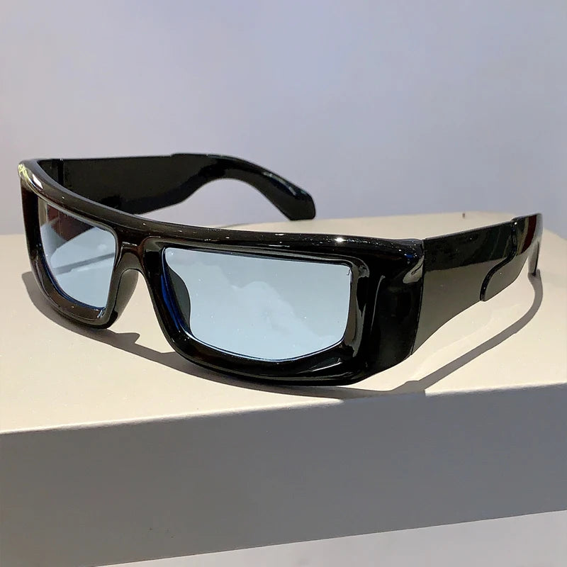 Y2K Metallic Rim Sunglasses