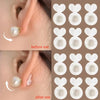 Before and after comparison of supportive earring lifters for studs jewelry making