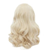 Long wavy blonde wig with a big bouffant beehive style