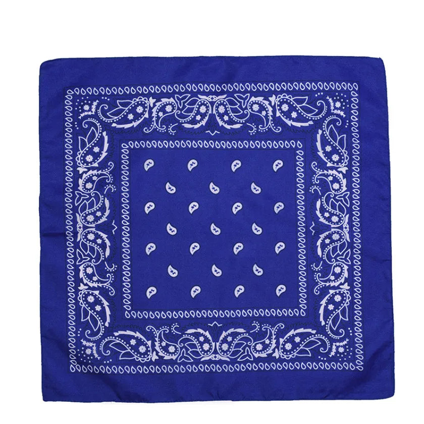 Unisex Black Fashion Bandana Scarf