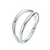 Silber-Edelstahl-CZ-Segment-Ohr und Clicker-Piercing-Set.
