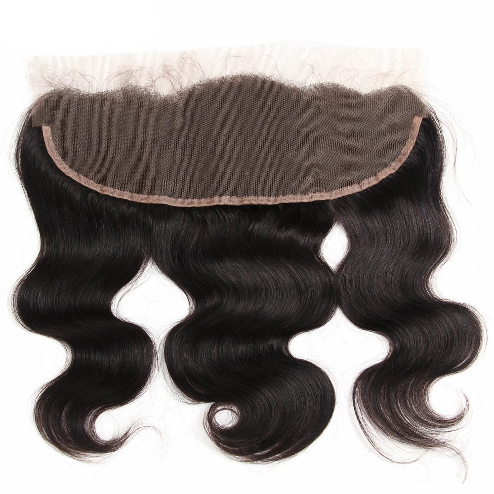 Lot d'extensions de cheveux humains en dentelle noire profonde et ondulée