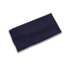 Navy blue knitted sports headband for yoga and gym