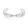Silver Greek gold leaf wreath headband for bridal or party decoration