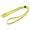 A bright lime green adjustable eyewear lanyard necklace with a black clasp.