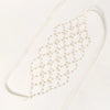Elegant pearl hair net headband for women displayed on a light background.