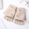 Stretchable Knitted Gloves for Writing and Typing