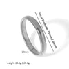 A silver-toned elastic bangle bracelet with an inner diameter of 55mm and a thickness of 10mm.