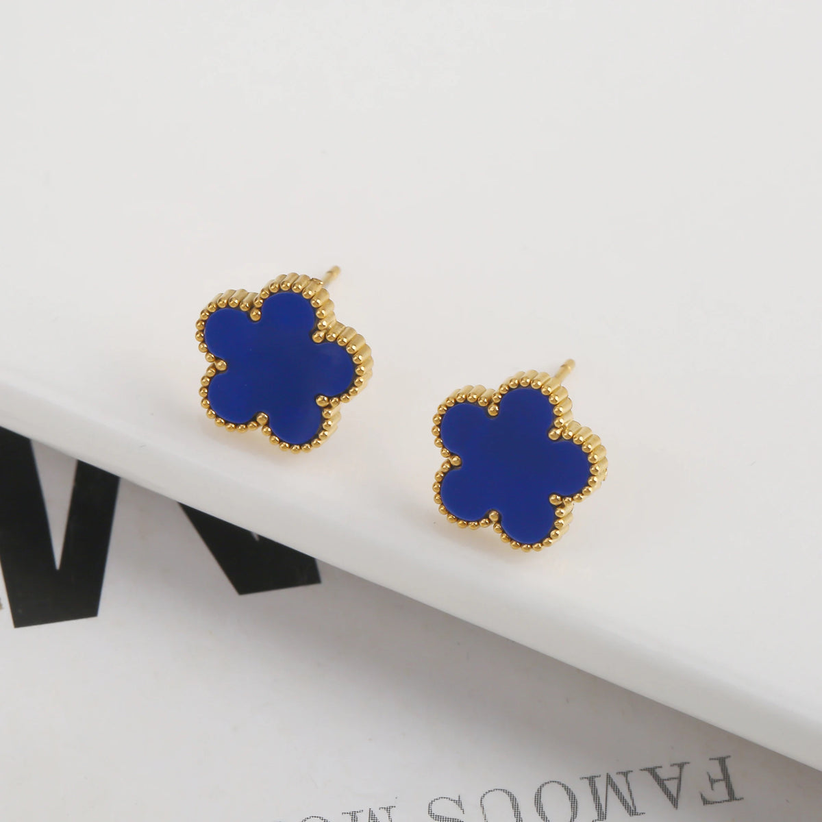 Gold Plated Stainless Steel Plant Flower Bracelet