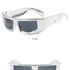 Y2K Metallic Rim Sunglasses