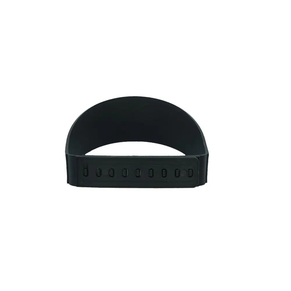 Black reusable hat brim bender.