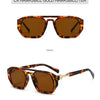Gafas tortugas marrones mostradas de frente y en ángulo de 45 grados.