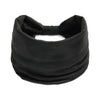 Black boho knot headwrap hair band for women