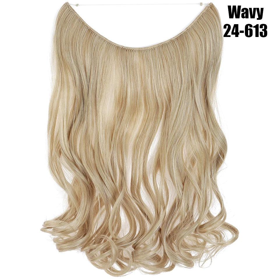 20-Inch Synthetic Invisible Wire Hair Extensions