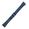 Dunkelblaue gewebte Armbanduhr für eine traditionelle Uhr.