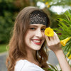 Crystal Pearl Floral Beaded Headband