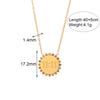 A gold-plated rectangle pendant necklace featuring the time 11:11, with a chain length of 40+5cm and a weight of 4.1g.