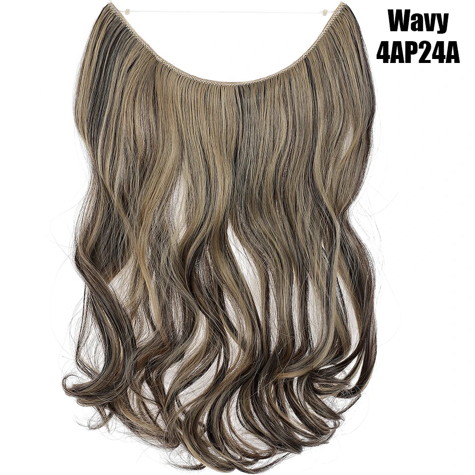 20-Inch Synthetic Invisible Wire Hair Extensions