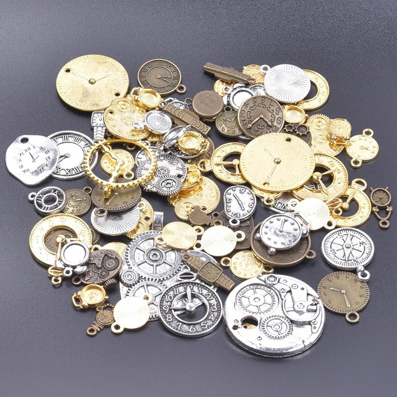 Steampunk Alloy Charm Set (20 Pcs)