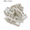 30 pieces of beige precision snap hair extensions for bangs