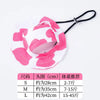 Casque ajustable rose et blanc pour animaux de compagnie, tailles S, M et L