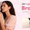 A couple models pinky promise love knot bracelets for couples.