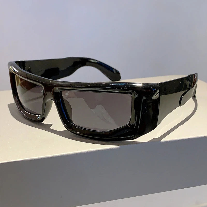 Y2K Metallic Rim Sunglasses