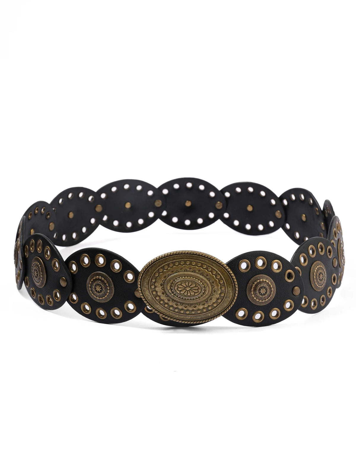 Bohemian PU Leather Wide Waist Belt