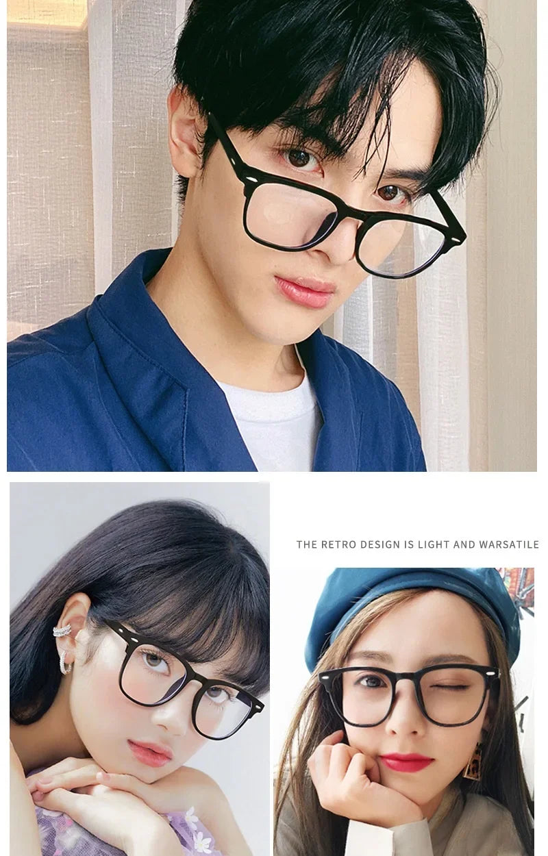 Classic Transparent Anti-Blue Light Eyeglasses