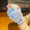 Stretchable Knitted Gloves for Writing and Typing