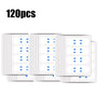 A pack of 120 adhesive patches designed in a V-shape for face lifting.