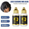 Zwei Flaschen Luxfume Lace Glue flüssiger Klebstoff für unsichtbare Perückenbefestigung