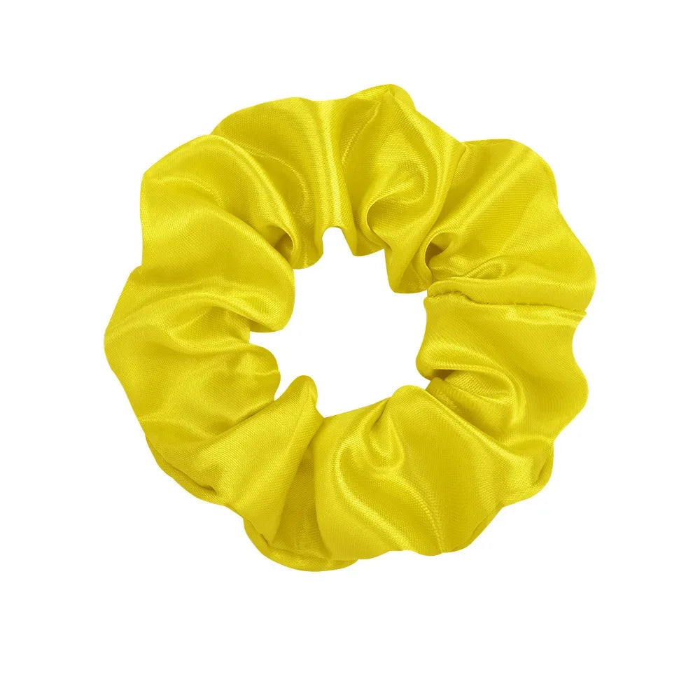 Colorful Satin Scrunchies for Hair