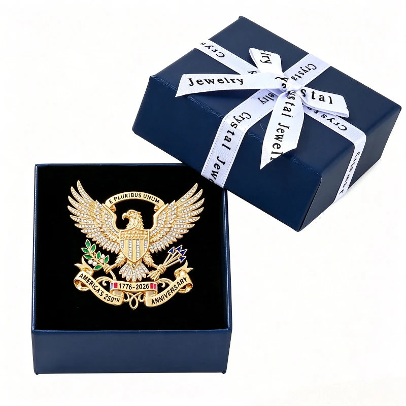 Patriotic Anniversary Lapel Pin Brooch