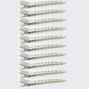 A set of professional fixed hair pins for styling in silver metal.