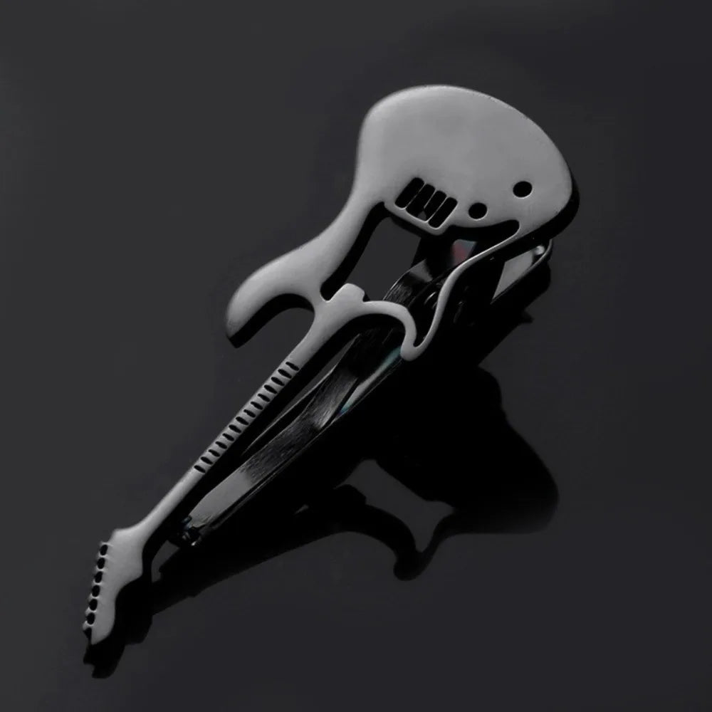 Schwarzer Titan-Knoten zum Sichern von Gitarren und Musikinstrumenten.