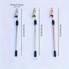 Three multi-purpose bracelet and joint repair tools shown side by side with measurements.