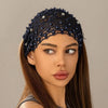 Crystal Pearl Floral Beaded Headband