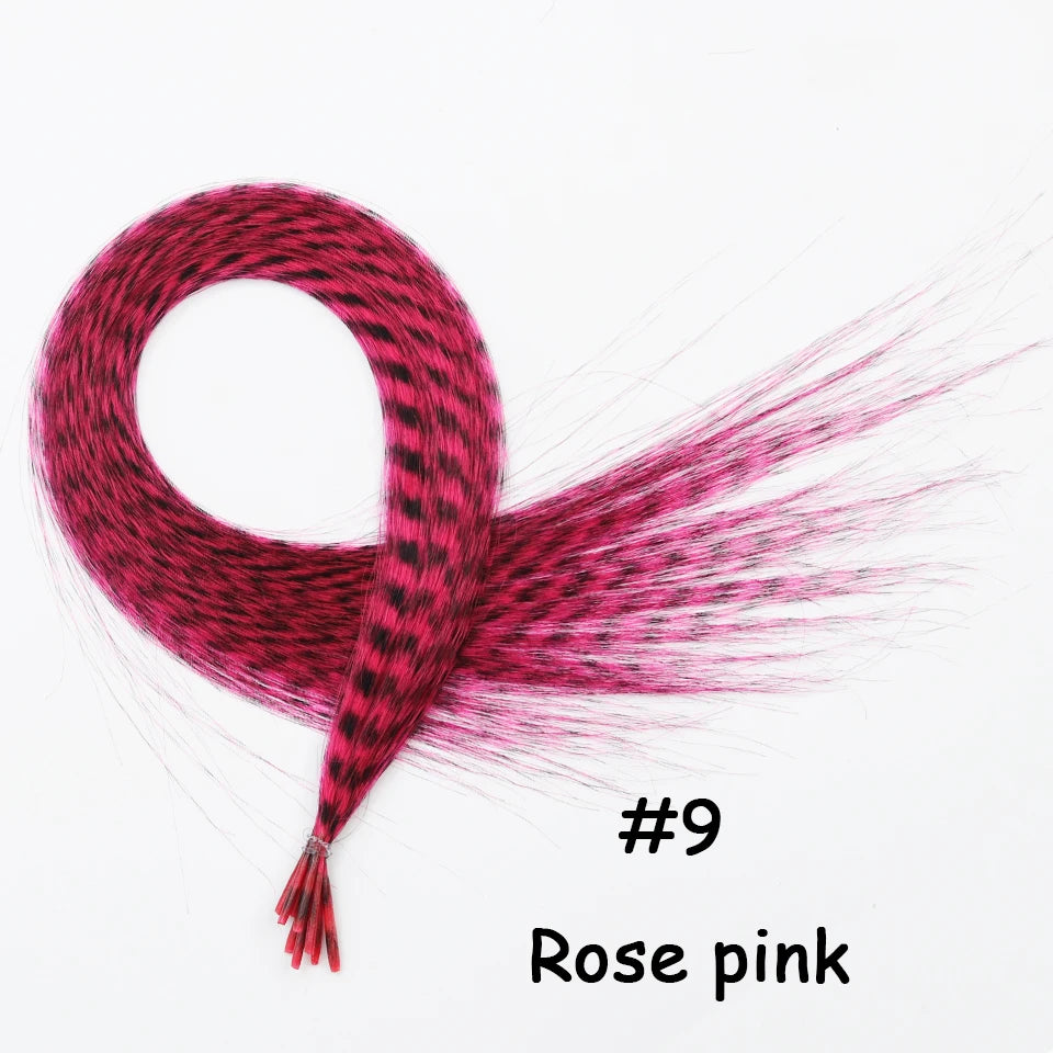Un paquete de extensiones de cabello sintético rosa rosa brillante con diseño trenzado.
