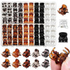 A collection of adjustable hair claw clips in various colors and styles, including tortoiseshell, black, and clear.