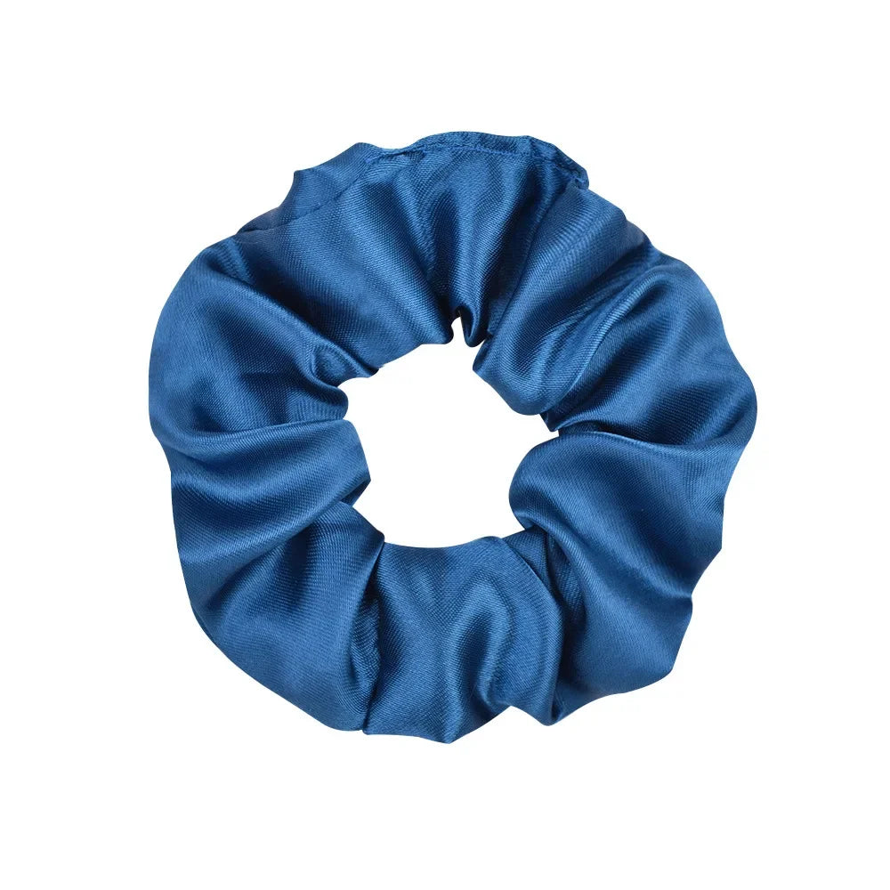 Colorful Satin Scrunchies for Hair