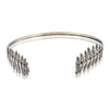Silver Greek gold leaf headband for bridal or party wear